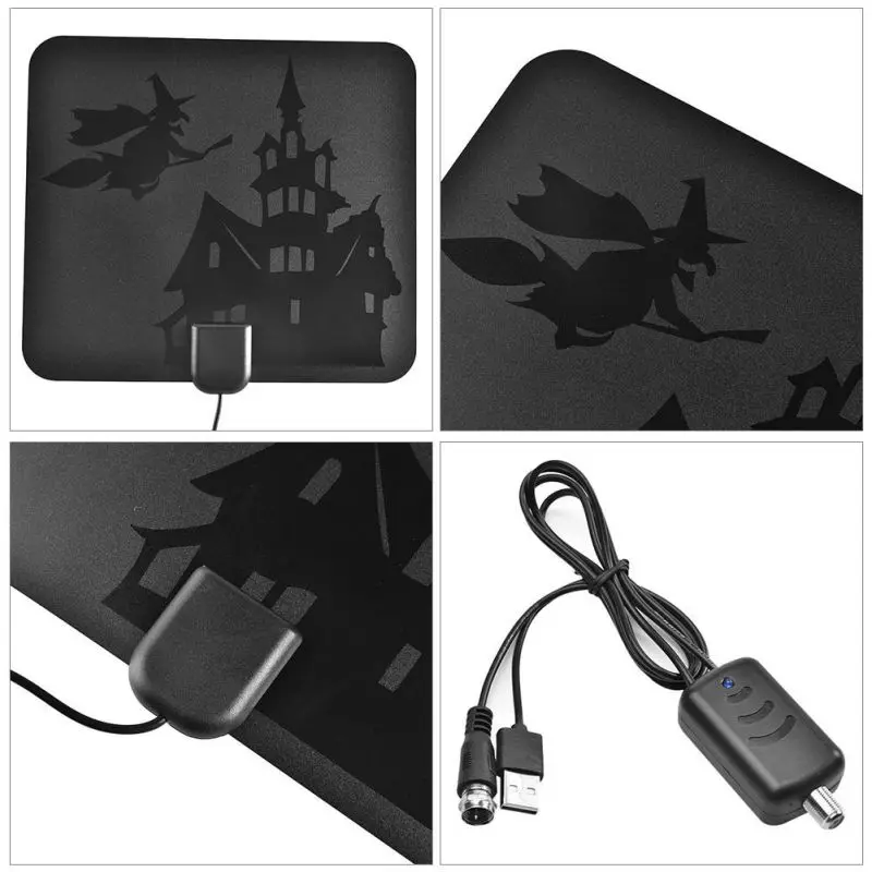 Digital TV Antenna 1180 Mile Digital HDTV Antenna Indoor 4K High Definition DVB-T2 Freeview TV Signal Amplifier For Halloween
Digital TV Antenna 1180 Mile Digital HDTV Antenna Indoor 4K High Definition DVB-T2 Freeview TV Signal Amplifier For Halloween