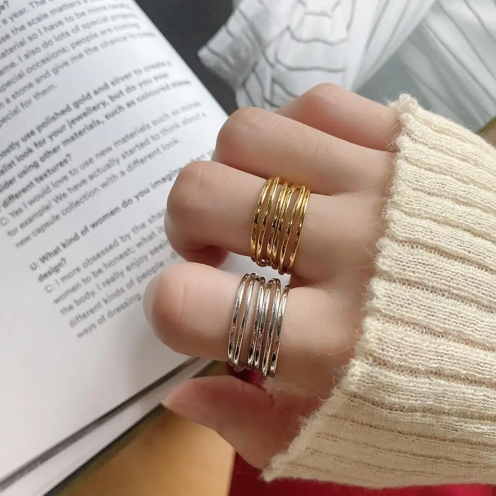 1pc INS Authentic S925 Sterling Silver FINE Jewelry Gold /White Long Rings Criss Cross Twine Band ring Geometric adjust TLJ1107
1pc INS Authentic S925 Sterling Silver FINE Jewelry Gold /White Long Rings Criss Cross Twine Band ring Geometric adjust TLJ1107