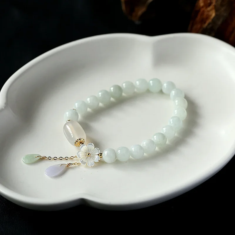 Natural Jade Beads Charms Bracelets for Woman Flower Water Drop Jewelry Designer Inspired Gemstones Fashion
Natural Jade Beads Charms Bracelets for Woman Flower Water Drop Jewelry Designer Inspired Gemstones Fashion
