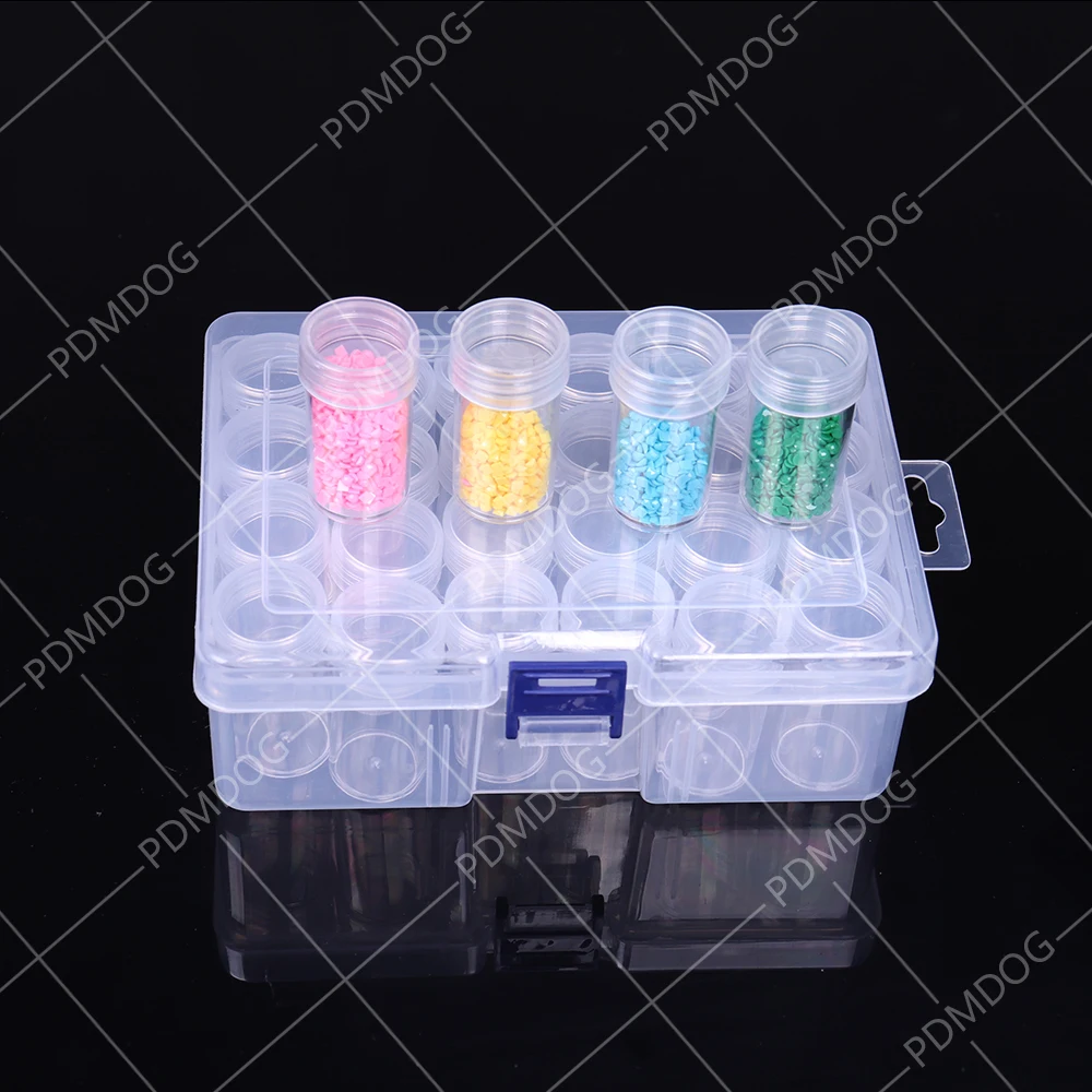 24 Bottles Diamond Painting Tools Accessories Storage Box Beads Container Diamond Embroidery Stone Mosaic Convenience blind Box
24 Bottles Diamond Painting Tools Accessories Storage Box Beads Container Diamond Embroidery Stone Mosaic Convenience blind Box