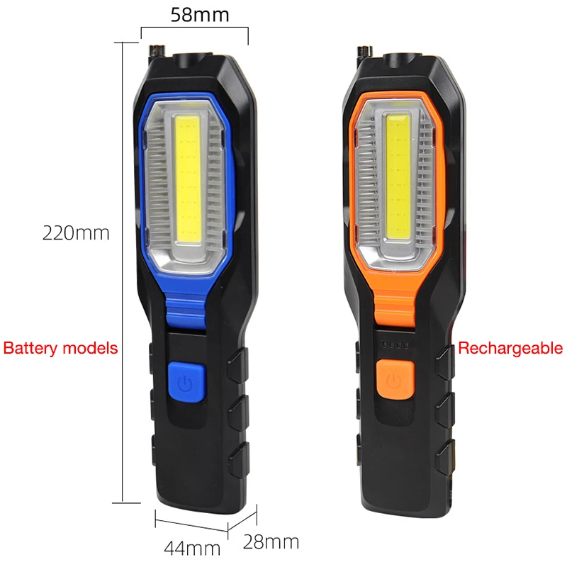 LED Work Light Powerful Flashlight Vehicle Repair Lamp With Magnet USB Rechargeable Folding Portable Camping Lantern Power Bank
LED Work Light Powerful Flashlight Vehicle Repair Lamp With Magnet USB Rechargeable Folding Portable Camping Lantern Power Bank