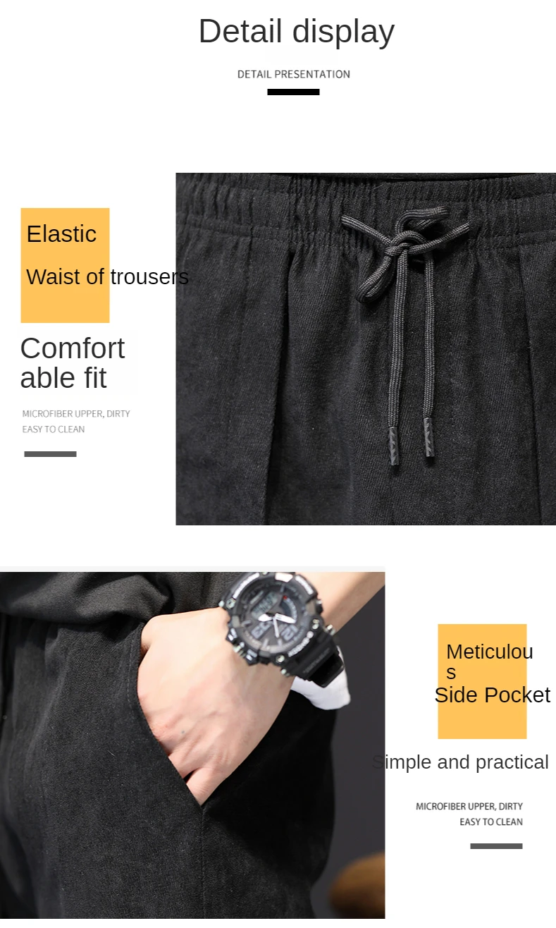 Men's Big Pockets Harem Pants 2021 Ribbons Black Grey Hip Hop Casual Male Joggers Trousers Fashion Casual Streetwear Pants Homme
Men's Big Pockets Harem Pants 2021 Ribbons Black Grey Hip Hop Casual Male Joggers Trousers Fashion Casual Streetwear Pants Homme