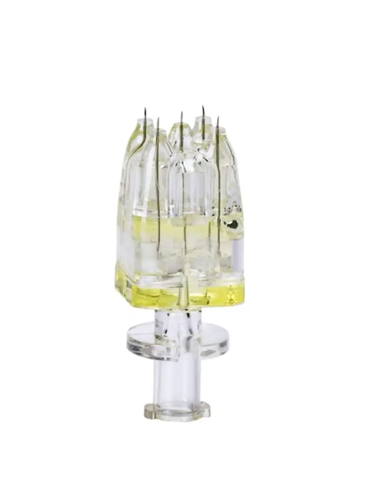 Хит продаж 2022, Высококачественная кристальная многослойная игла, 5-контактная мезотерапия, жизненно важная Инжекторная игла
Хит продаж 2022, Высококачественная кристальная многослойная игла, 5-контактная мезотерапия, жизненно важная Инжекторная игла