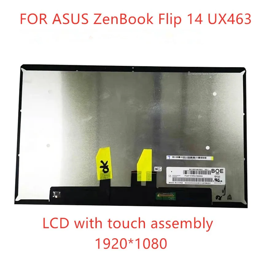 ЖК-экран 14 ''для ASUS ZenBook Flip 14 UX463 UX463F UX463FA UX463FL, сенсорный экран с цифровым преобразователем в сборе FHD 1920x1080
ЖК-экран 14 ''для ASUS ZenBook Flip 14 UX463 UX463F UX463FA UX463FL, сенсорный экран с цифровым преобразователем в сборе FHD 1920x1080