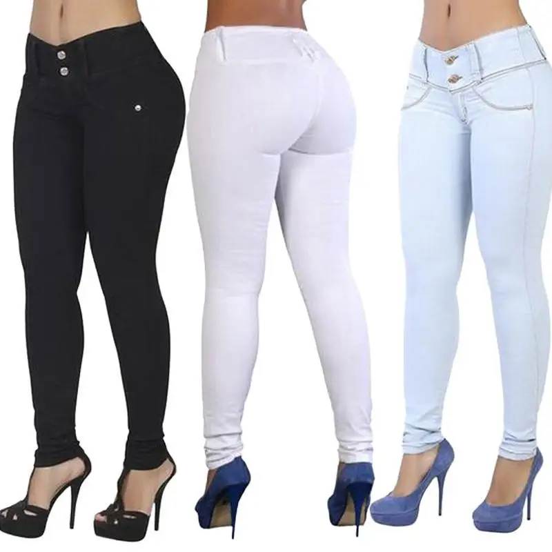 Women Denim Pencil Casual High Waist Jeans New Pants Stretch Trousers Skinny
Women Denim Pencil Casual High Waist Jeans New Pants Stretch Trousers Skinny