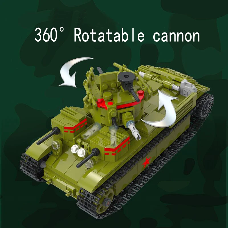 T28 Tank Cannon Combat Aircraft Inserting and Assembling Building Blocks LegoTechnic Children Toys Gift Aircraft building blocks
T28 Tank Cannon Combat Aircraft Inserting and Assembling Building Blocks LegoTechnic Children Toys Gift Aircraft building blocks