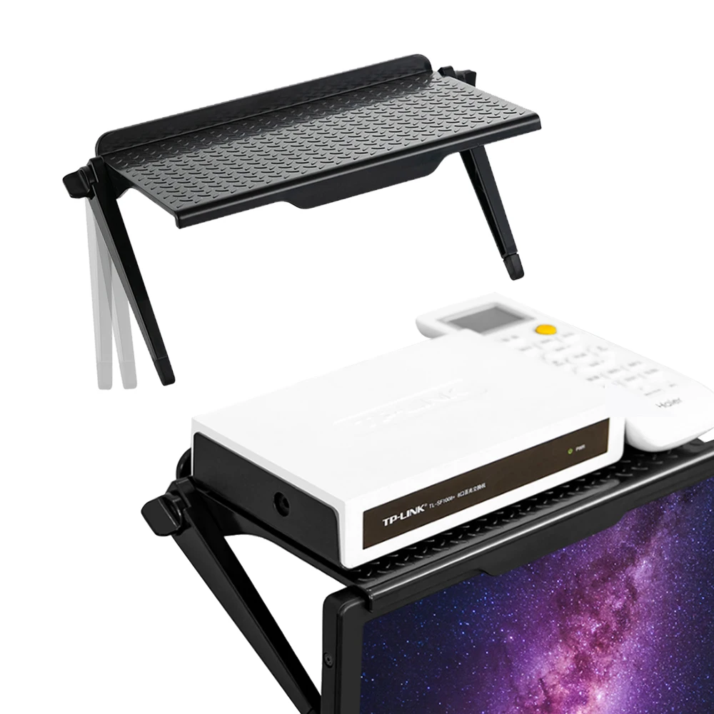 Adjustable Screen Top Shelf Computer Monitor Desktop Screen Top Shelf TV Buddy Organizer Holder Home Office Storage Rack Shelf
Adjustable Screen Top Shelf Computer Monitor Desktop Screen Top Shelf TV Buddy Organizer Holder Home Office Storage Rack Shelf