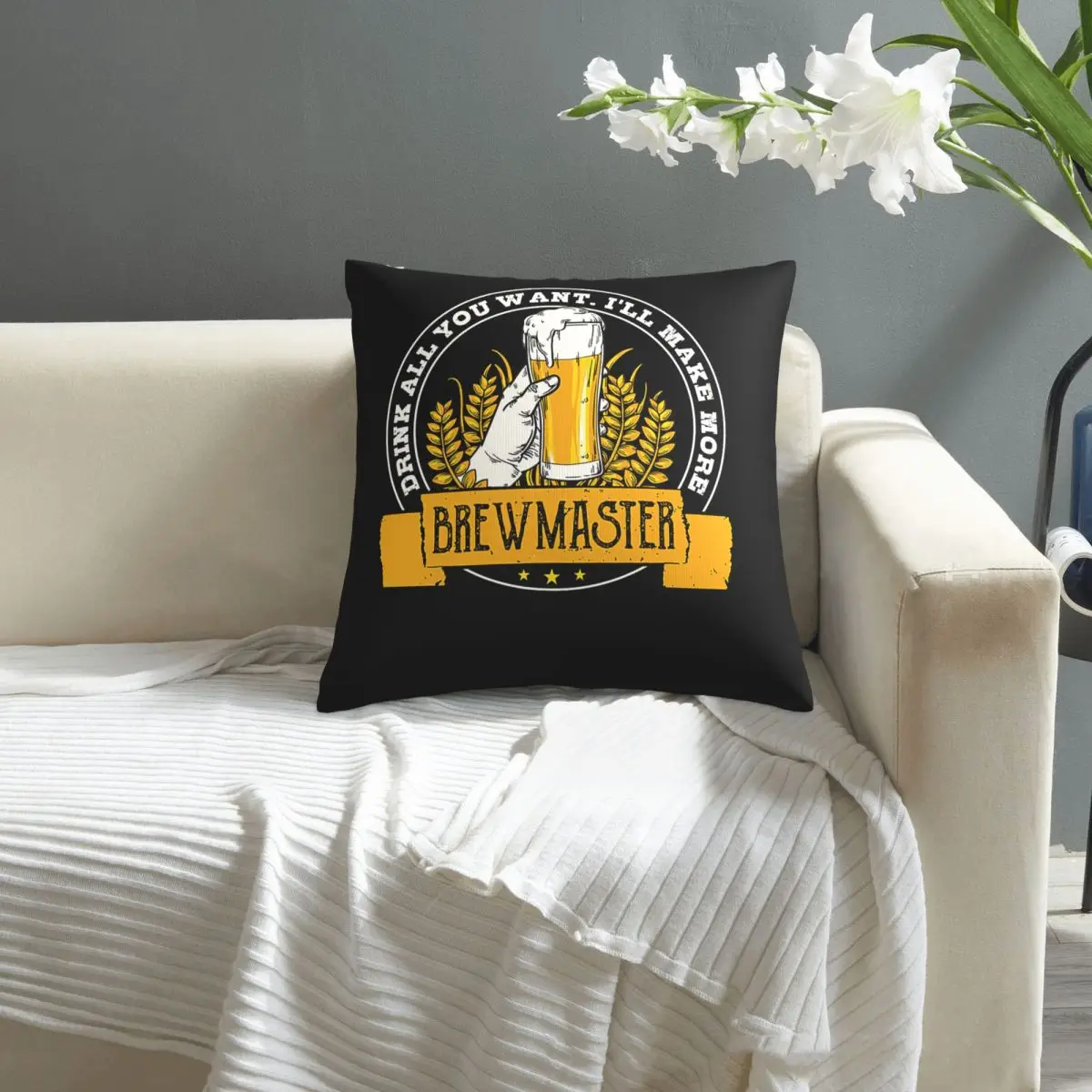 Brewmaster Drink All You Want Beer Brewer Homebrewing pillowcase printed cushion cover sofa waist pillow pillow cover
Brewmaster Drink All You Want Beer Brewer Homebrewing pillowcase printed cushion cover sofa waist pillow pillow cover