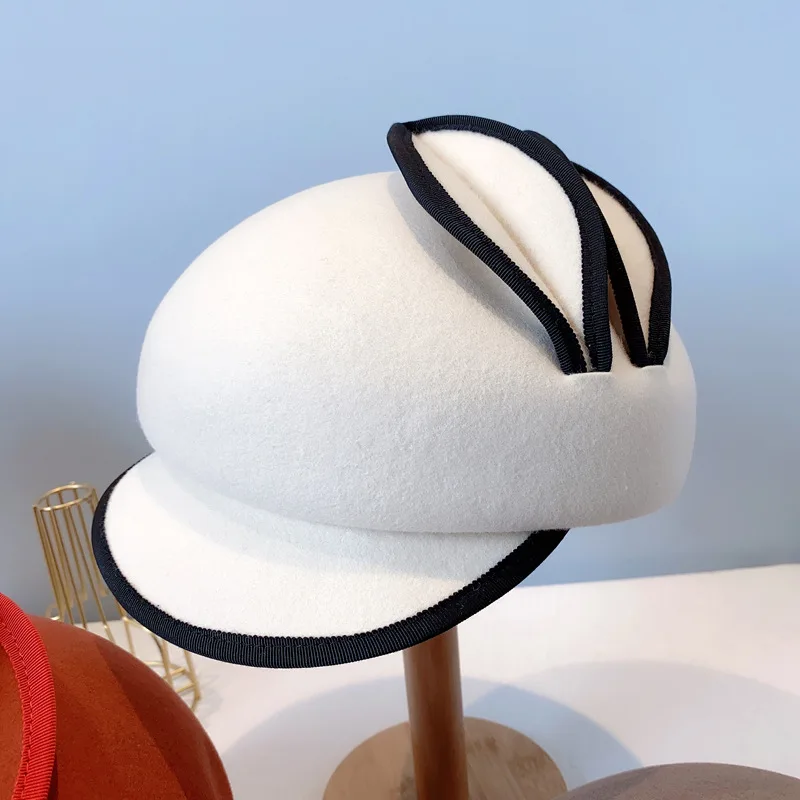 Japanese CA4 Cute Rabbit Ear Warm Hat. Cute Girl Wool Retro Hat. Street Cap Baseball Cap Felt Hat
Japanese CA4 Cute Rabbit Ear Warm Hat. Cute Girl Wool Retro Hat. Street Cap Baseball Cap Felt Hat