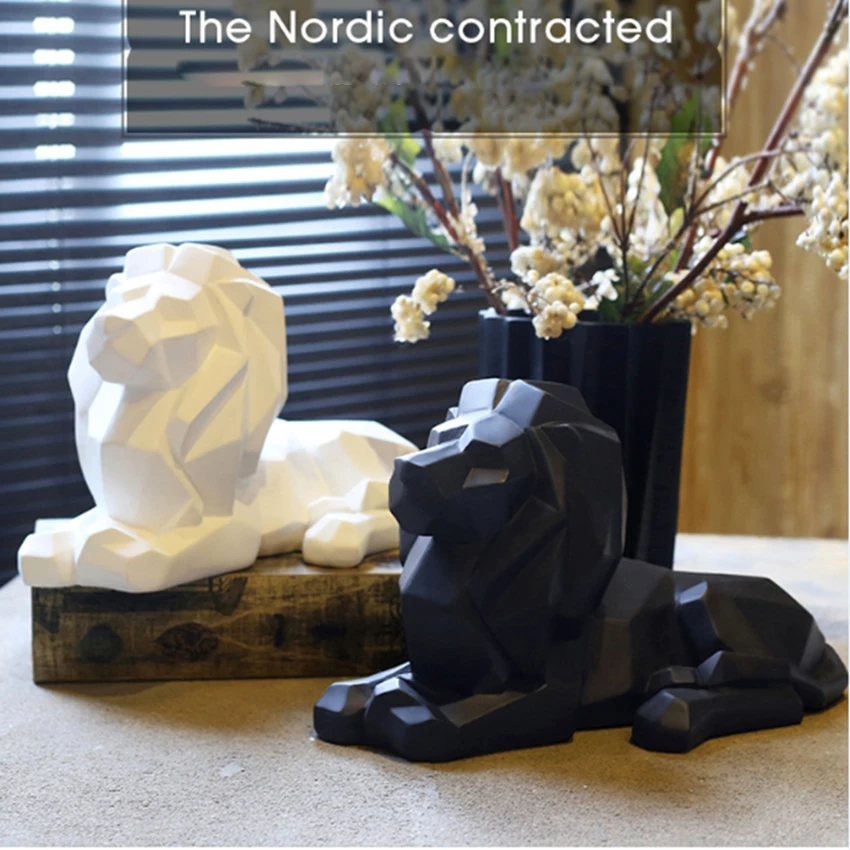 LION RESIN STATUE ANIMAL SCULPTURE ABSTRACT FIGURINE GEOMETRIC HOME DECOR STATUES DECORATION MODERN NORDIC BEELDEN DECORATIE
LION RESIN STATUE ANIMAL SCULPTURE ABSTRACT FIGURINE GEOMETRIC HOME DECOR STATUES DECORATION MODERN NORDIC BEELDEN DECORATIE