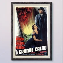 N370 THE BIG HEAT Vintage Classic Movie Wall Silk Cloth HD Poster Art Home Decoration Gift