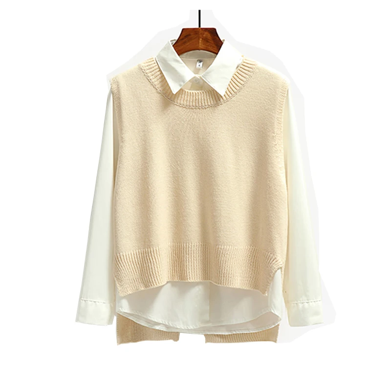 2019 New Spring Autumn Sweater Vest Women V-Neck Knitted Vest Female Casual Fashion Back Bow Female Vest kz757
2019 New Spring Autumn Sweater Vest Women V-Neck Knitted Vest Female Casual Fashion Back Bow Female Vest kz757