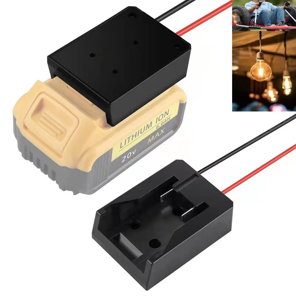 Battery Adapter Power Connector With Wire 14.4V 18V 20V For Miwk 14.4-20V Flat PLithium Battery Power Supply Toy Cars Lights
Battery Adapter Power Connector With Wire 14.4V 18V 20V For Miwk 14.4-20V Flat PLithium Battery Power Supply Toy Cars Lights