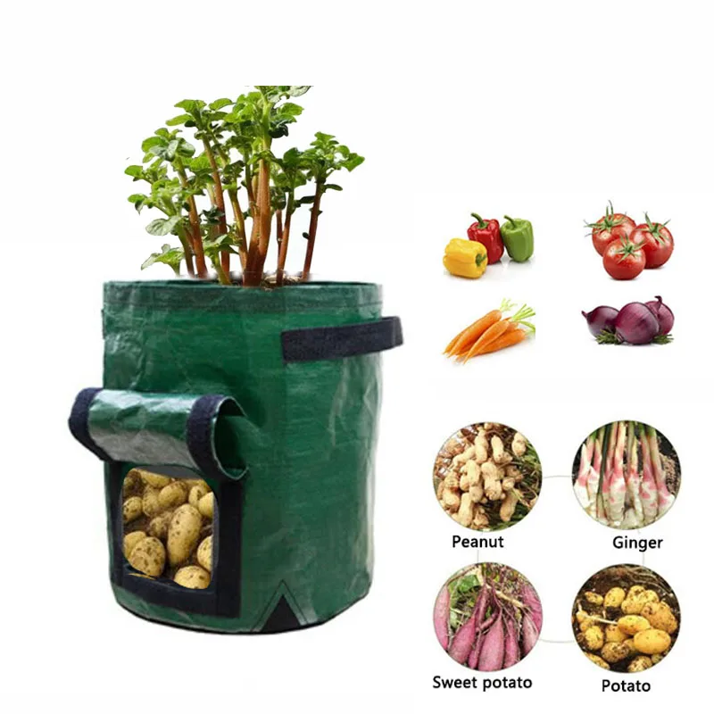 

Пенополиуретановый мешок для выращивания картофеля, вертикальный настенный садовый подвесной мешок для цветов, овощей, карманы для садовых принадлежностей