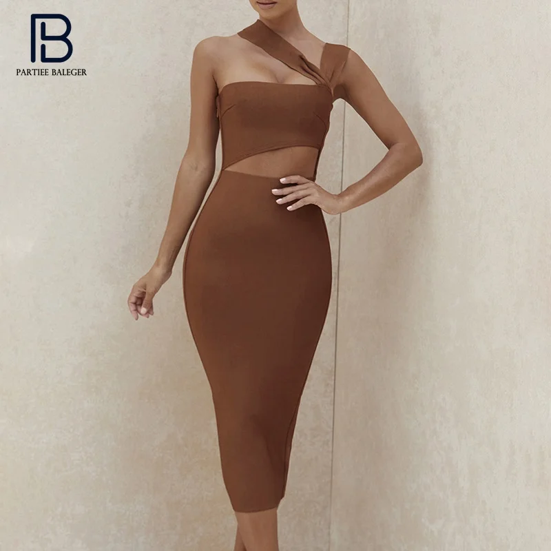 PB Chic One Shoulder Midi Dress Sexy Waist Hollow Out Design Celebrity Party Club Bandage Vestido Free Shipping
PB Chic One Shoulder Midi Dress Sexy Waist Hollow Out Design Celebrity Party Club Bandage Vestido Free Shipping