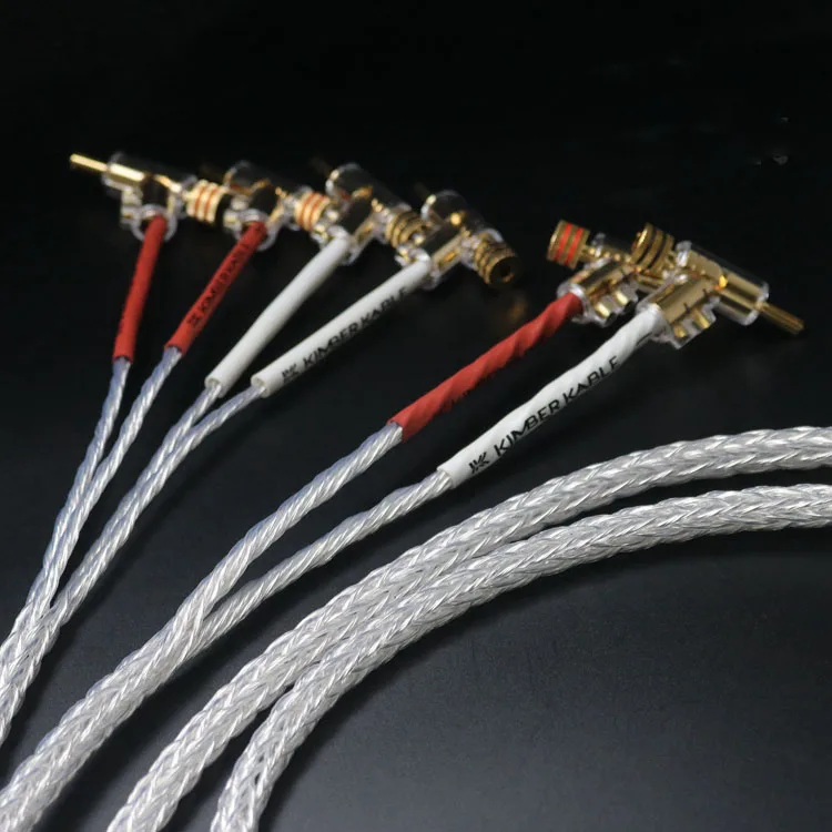 8AG sterling silver fever level two pair four speaker cable, double line voice divider, 2 in 4 out main speaker cable
8AG sterling silver fever level two pair four speaker cable, double line voice divider, 2 in 4 out main speaker cable