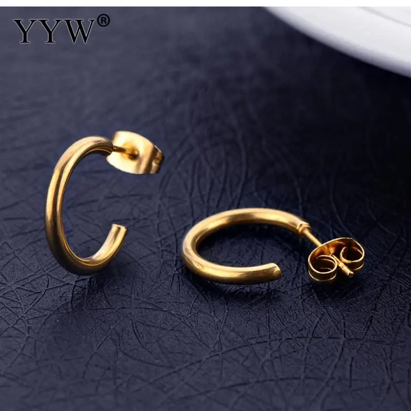 Titanium Steel C-Shaped Earrings Stainless Steel Jewelry Simple And Fashionable All-Match Earrings For Female Daily Wear
Titanium Steel C-Shaped Earrings Stainless Steel Jewelry Simple And Fashionable All-Match Earrings For Female Daily Wear