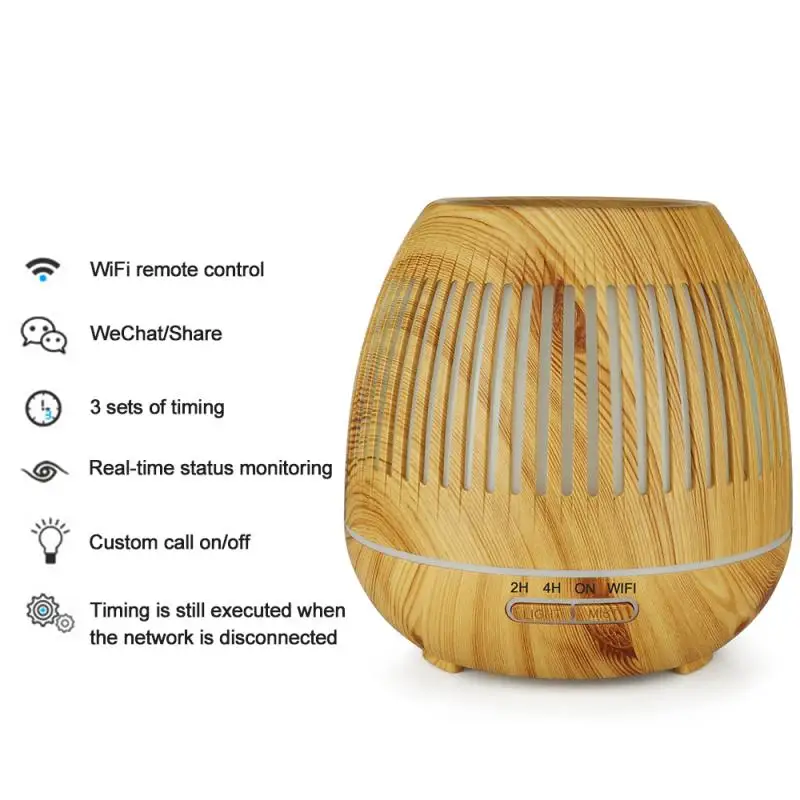 Tuya WiFi Smart Diffuser Ultrasonic Fogger 400ml Diffuser Air Humidifier Night Light Smart Home Tuya APP Control
Tuya WiFi Smart Diffuser Ultrasonic Fogger 400ml Diffuser Air Humidifier Night Light Smart Home Tuya APP Control