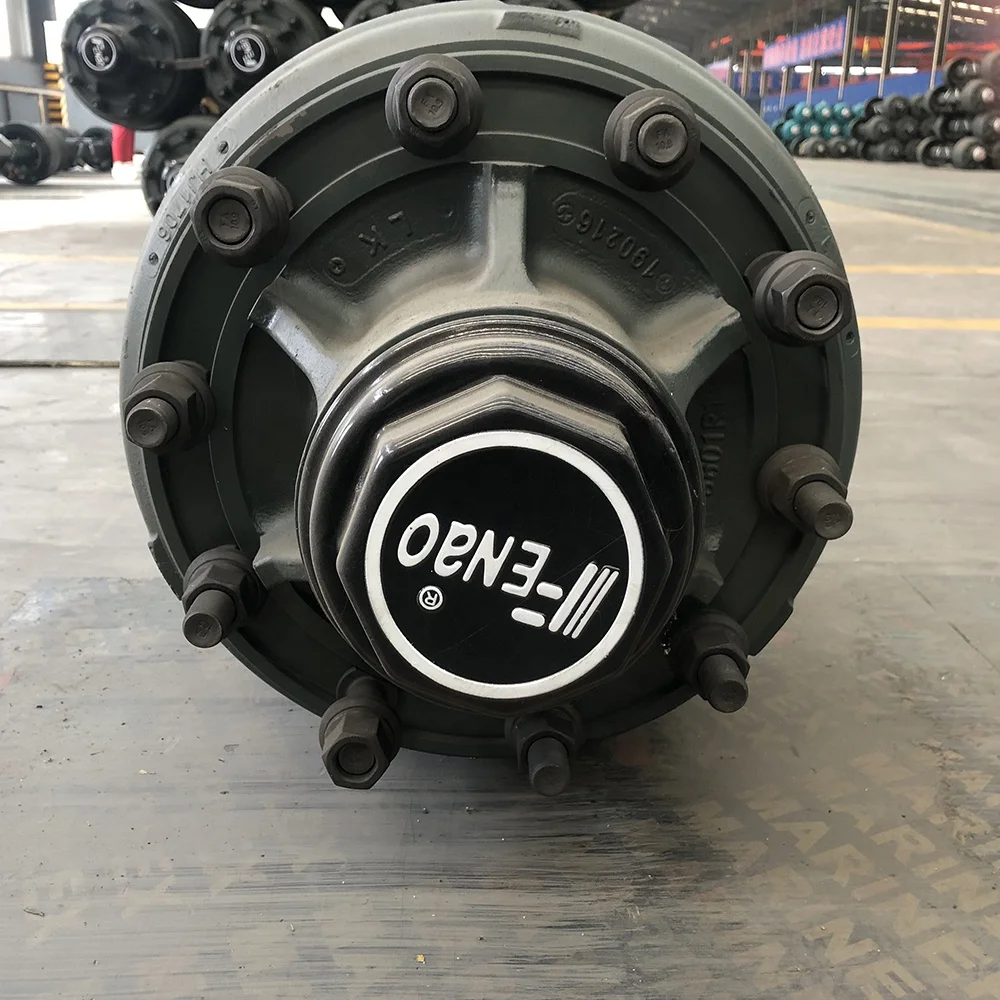 13t 16t 18t bpw 10 Bolt Wheel Hub trailer axle for sale
13t 16t 18t bpw 10 Bolt Wheel Hub trailer axle for sale