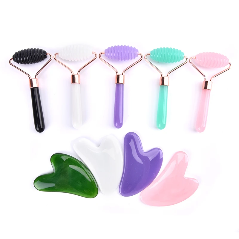 2pcs/set Resin Roller Massager For Face Lift Up Guasha Board Facial Massager Facial Slim
2pcs/set Resin Roller Massager For Face Lift Up Guasha Board Facial Massager Facial Slim