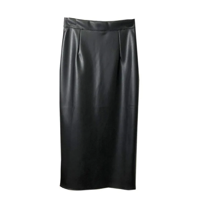 Autumn Winter Women Leather Skirts High Waist PU Leather Pencil Skirt Slim Knee-length Office Lady Solid Empire Midi Skirt
Autumn Winter Women Leather Skirts High Waist PU Leather Pencil Skirt Slim Knee-length Office Lady Solid Empire Midi Skirt