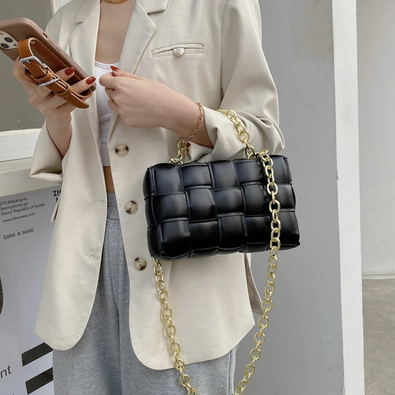 Designer Women's Messenger Bags 2021 High Quality Handbag Chain Shoulder Bag Luxury Female Crossbody Bags Lady Weave Flap Bags
Designer Women's Messenger Bags 2021 High Quality Handbag Chain Shoulder Bag Luxury Female Crossbody Bags Lady Weave Flap Bags