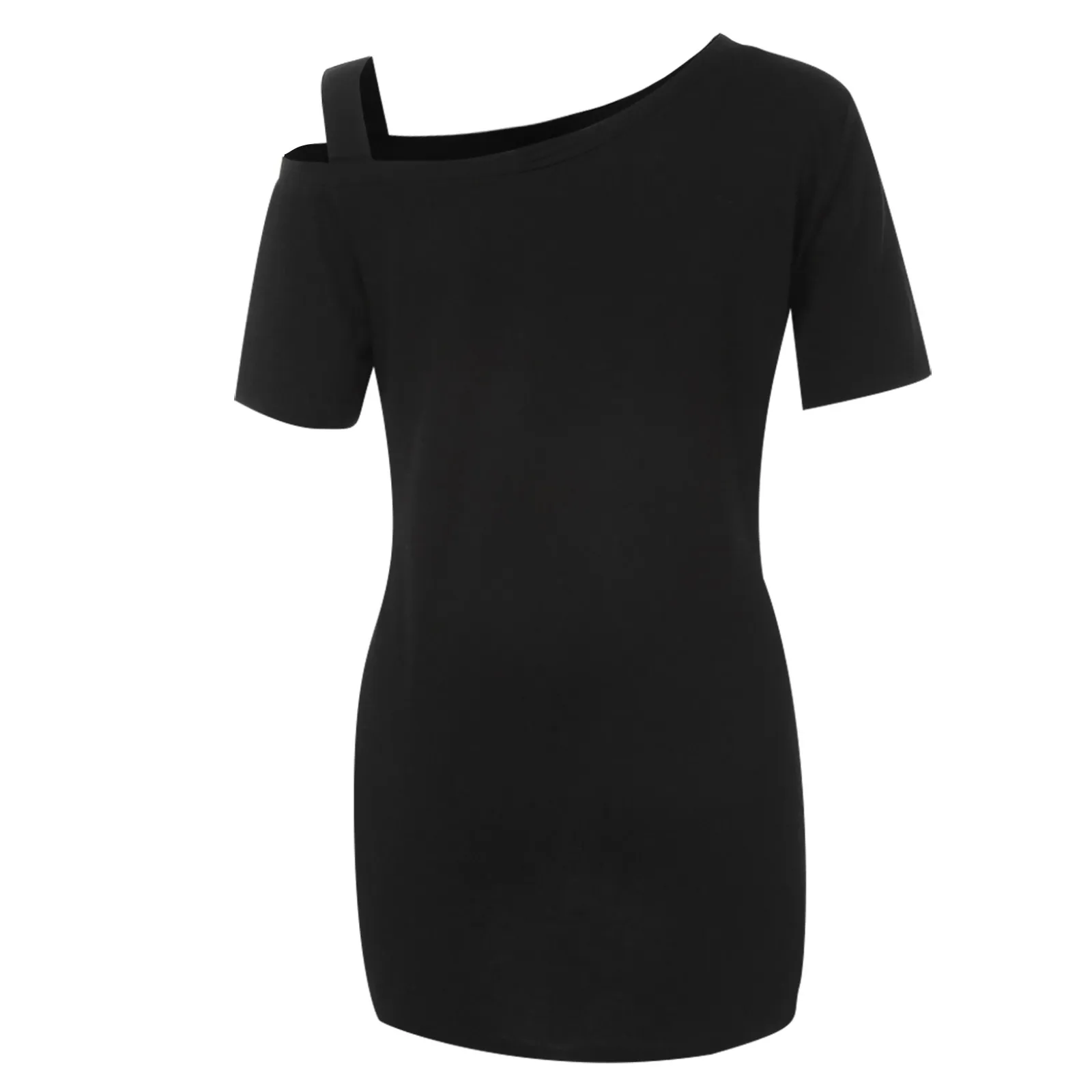 Ladies Collar Short Sleeve Pure Color Casual T-Shirt Off Shoulder Top Casual Tshirt Women Basic Harajuku Soft T Shirt Tops Tee 
Ladies Collar Short Sleeve Pure Color Casual T-Shirt Off Shoulder Top Casual Tshirt Women Basic Harajuku Soft T Shirt Tops Tee