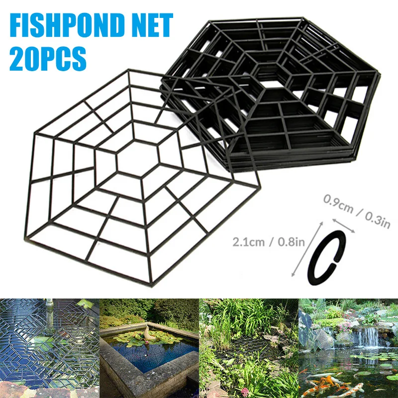20pcs Floating Pond Protectors Plastic Net Fish Guard Grid Cover for Birds Pests EIG88
20pcs Floating Pond Protectors Plastic Net Fish Guard Grid Cover for Birds Pests EIG88