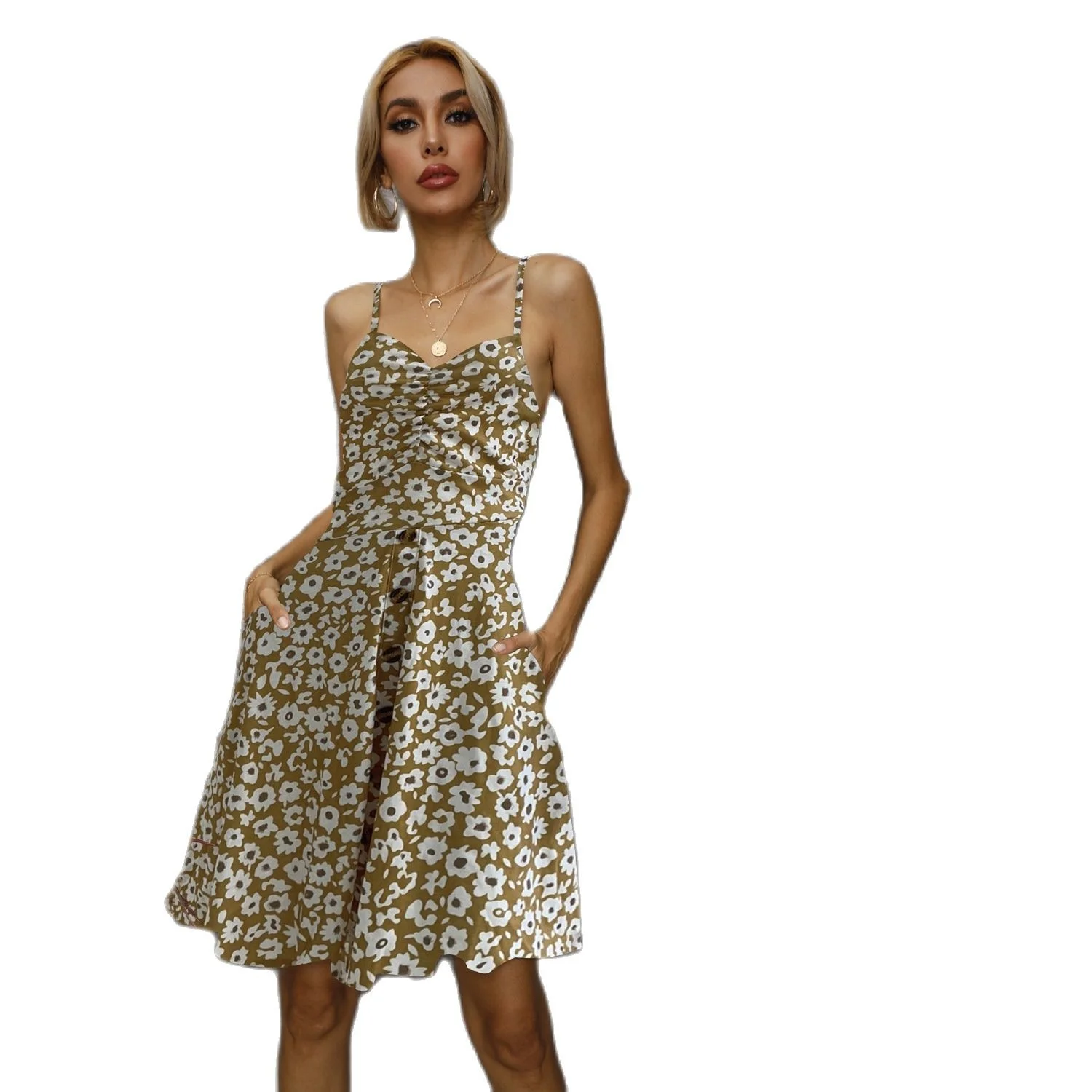 Women Fashion Dress Printed Sling Bag Sexy Floral Mini Dress New Summer 2021 Dame Hot Sale Sling Off Shoulder Dress Female
Women Fashion Dress Printed Sling Bag Sexy Floral Mini Dress New Summer 2021 Dame Hot Sale Sling Off Shoulder Dress Female