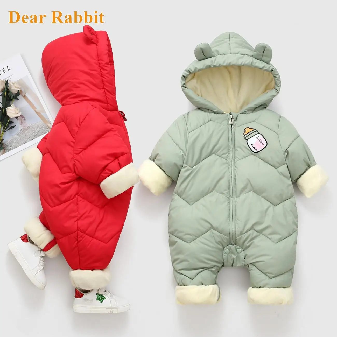 -30 Baby clothes Winter Snowsuit Plus Velvet Thick Boy Jumpsuit 0-2 Yrs Newborn Romper Baby Girl Overalls for kids Toddler Coat
-30 Baby clothes Winter Snowsuit Plus Velvet Thick Boy Jumpsuit 0-2 Yrs Newborn Romper Baby Girl Overalls for kids Toddler Coat