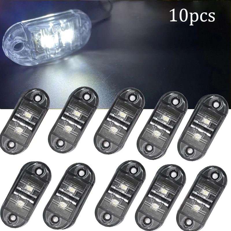 10PCS 12V 24V Warning Lights Side Marker Light LEDs Diode Light Trailer Truck Daytime Running lights DRL LED Lamps
10PCS 12V 24V Warning Lights Side Marker Light LEDs Diode Light Trailer Truck Daytime Running lights DRL LED Lamps