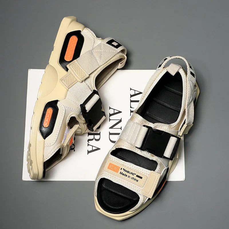 2021 national tide brand high-top sandals and slippers men's casual outer wear increased thick bottom Vietnam Daddy Rome Beach
2021 national tide brand high-top sandals and slippers men's casual outer wear increased thick bottom Vietnam Daddy Rome Beach