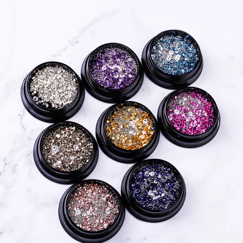8 colors Flakes Glitter Aluminum Foil Sequins Chrome Powder Nails Irregular Sticker Paillettes Art Manicure Decor Accessories
8 colors Flakes Glitter Aluminum Foil Sequins Chrome Powder Nails Irregular Sticker Paillettes Art Manicure Decor Accessories