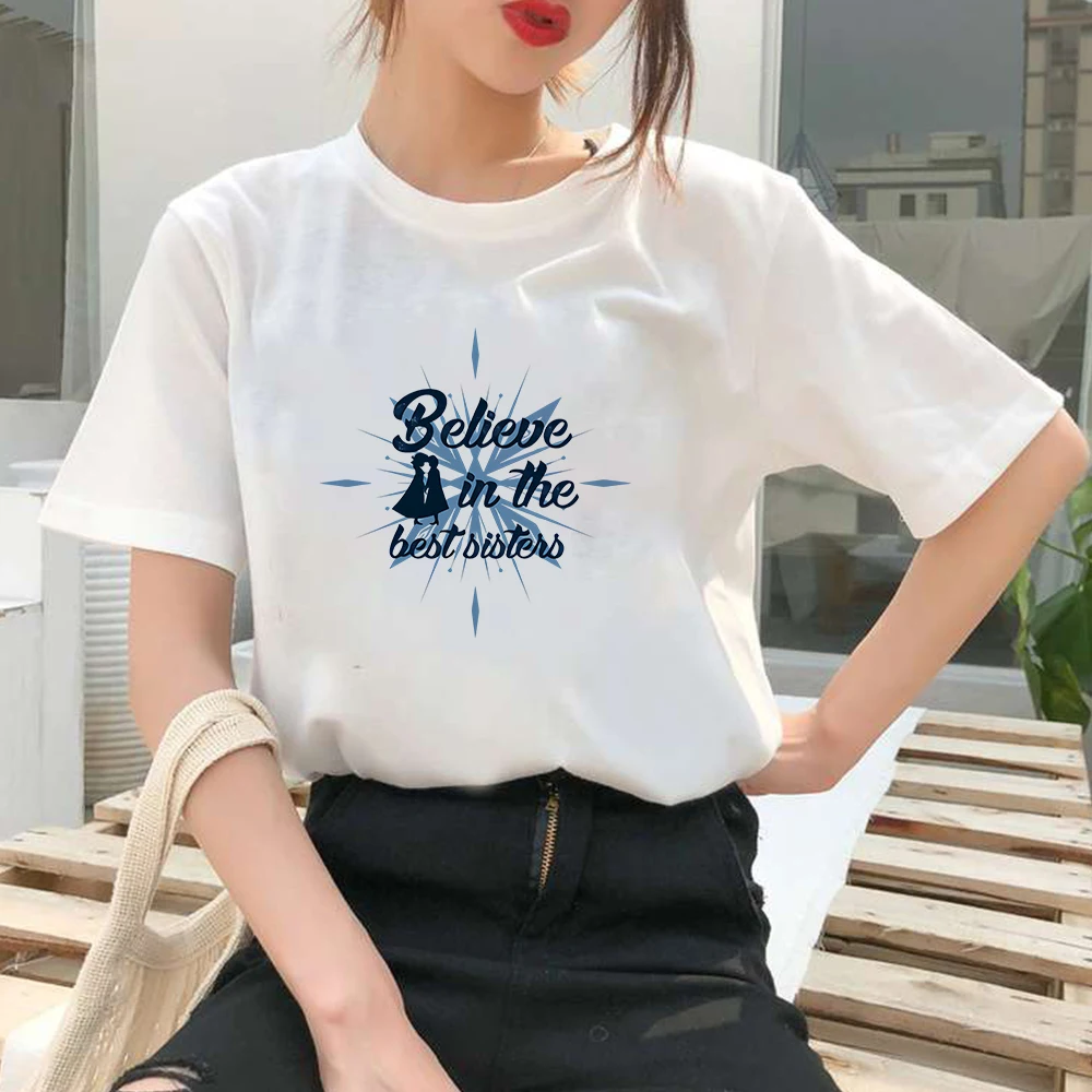 Disney Frozen Snowflake T shirt Aesthetic Vogue Design Graphic Tops Women Oversize T-shirt Streetwear Summer Female Crewneck
Disney Frozen Snowflake T shirt Aesthetic Vogue Design Graphic Tops Women Oversize T-shirt Streetwear Summer Female Crewneck