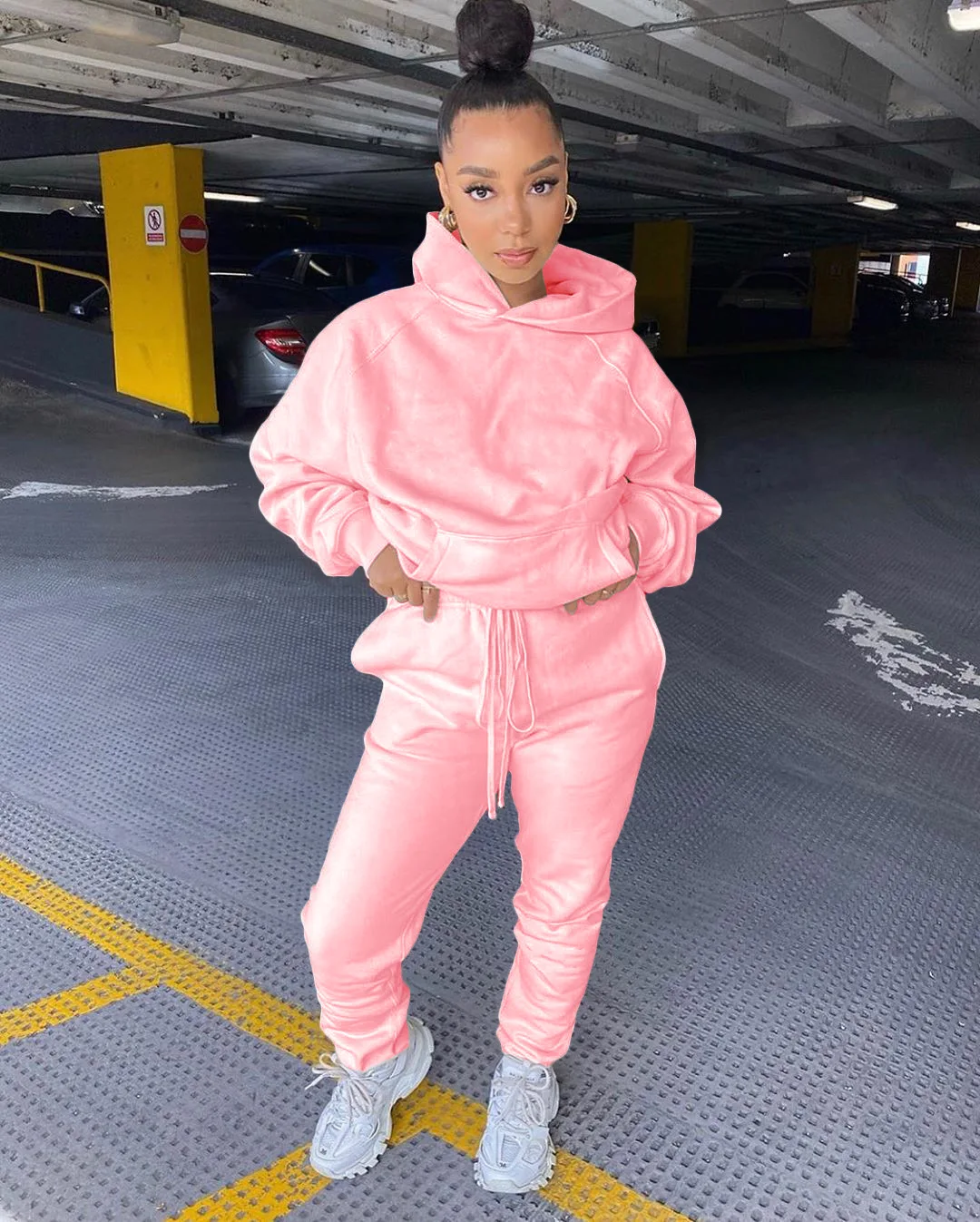Women Solid Fashion Casual Active Two Piece Set Jogging Suit Long Sleeve Hooded Sweatshirts Pencil Pants Tracksuit
Women Solid Fashion Casual Active Two Piece Set Jogging Suit Long Sleeve Hooded Sweatshirts Pencil Pants Tracksuit