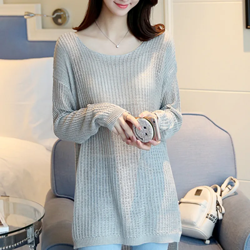 Пикантное женское летнее однотонное трикотажное мини-платье с вырезами, модный осенний простой свитер, свободная Мягкая трикотажная одежд...
Пикантное женское летнее однотонное трикотажное мини-платье с вырезами, модный осенний простой свитер, свободная Мягкая трикотажная одежд...