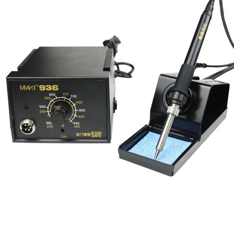 MMHJ 936 Thermostat Soldering Station, Thermostat Electric Soldering Iron, Plug-in Ceramic Core Thermostat Soldering Station
MMHJ 936 Thermostat Soldering Station, Thermostat Electric Soldering Iron, Plug-in Ceramic Core Thermostat Soldering Station