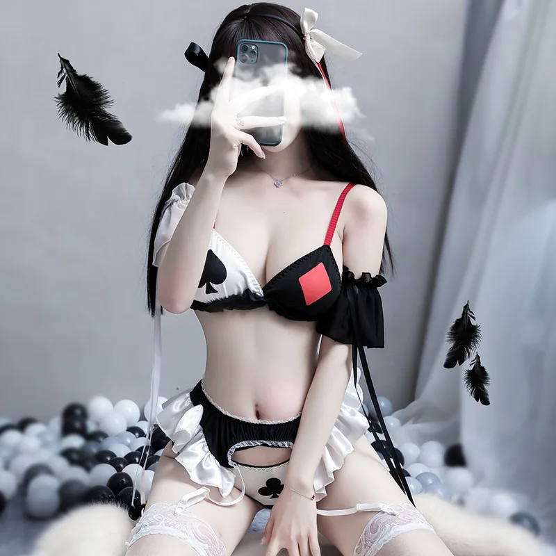 Sexy Lingerie Japanese Clown Girl Three-point Card Hot Underwear Cosplay Uniform Temptation Bikini Suit Suspender Stockings
Sexy Lingerie Japanese Clown Girl Three-point Card Hot Underwear Cosplay Uniform Temptation Bikini Suit Suspender Stockings