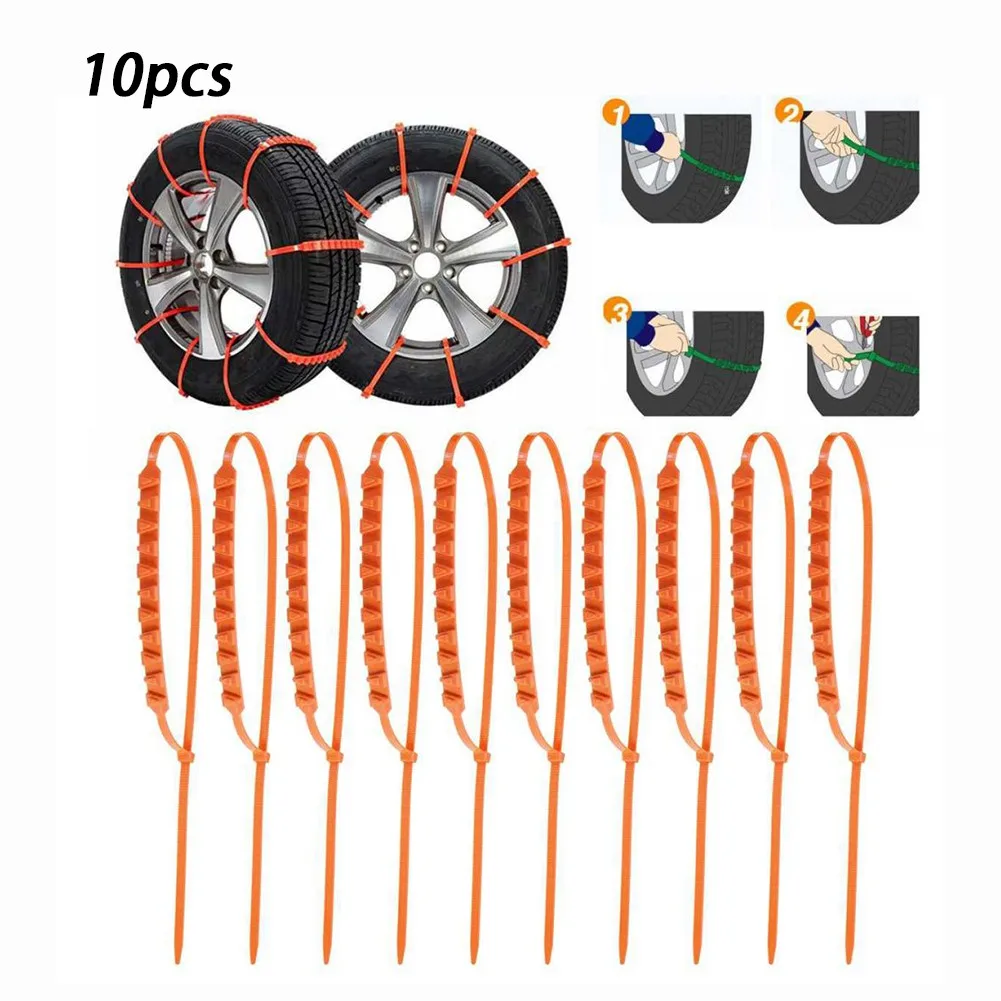 10Pcs Anti-skid Cable Ties For Automobile Tires Nylon Car Winter Tire Wheels Snow Chains Universal SUV Belt Strap Car Accessorry
10Pcs Anti-skid Cable Ties For Automobile Tires Nylon Car Winter Tire Wheels Snow Chains Universal SUV Belt Strap Car Accessorry
