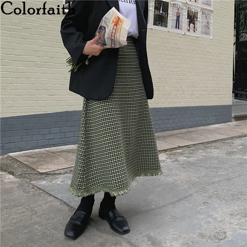 Colorfaith Новинка 2021, осенне-зимние женские юбки, клетчатые винтажные элегантные женские вязаные Лоскутные Длинные юбки SK5187
Colorfaith Новинка 2021, осенне-зимние женские юбки, клетчатые винтажные элегантные женские вязаные Лоскутные Длинные юбки SK5187