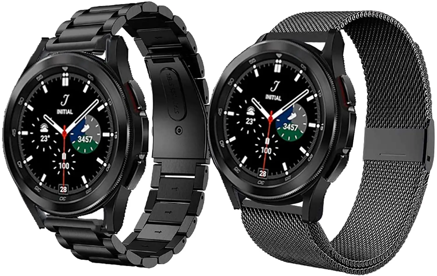 Ремешок для часов ACESTAR для Samsung Galaxy Watch 4 Classic 46 мм, браслет из нержавеющей стали с металлическими звеньями и сетчатая петля, 2 шт. в упаковке
Ремешок для часов ACESTAR для Samsung Galaxy Watch 4 Classic 46 мм, браслет из нержавеющей стали с металлическими звеньями и сетчатая петля, 2 шт. в упаковке