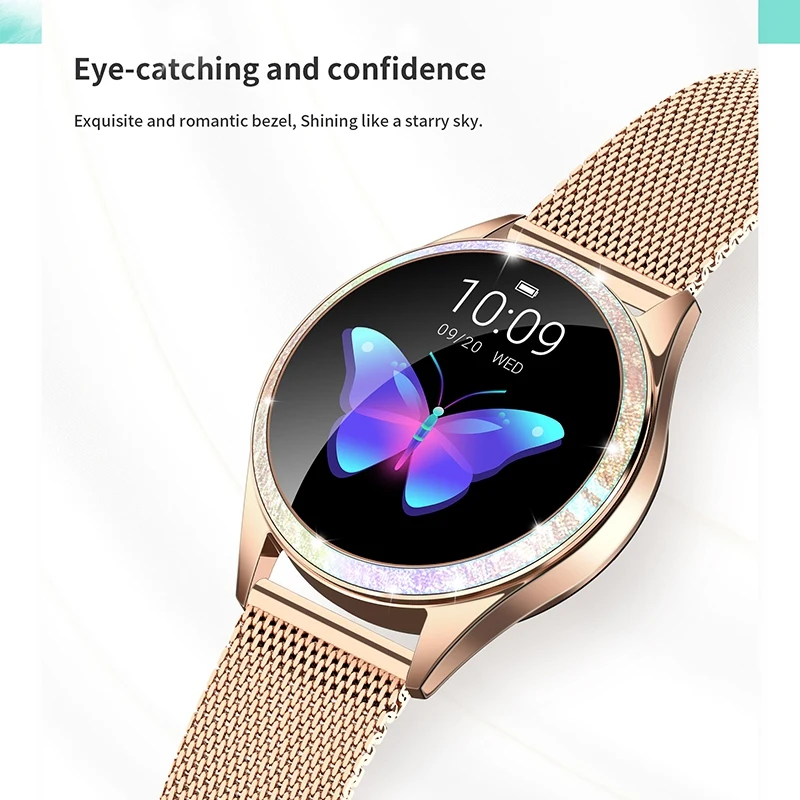KW20 Smart Watch Ladies Heart Rate Monitor IP68 Waterproof Fitness Tracker Ladies Physiological Period Monitoring
KW20 Smart Watch Ladies Heart Rate Monitor IP68 Waterproof Fitness Tracker Ladies Physiological Period Monitoring