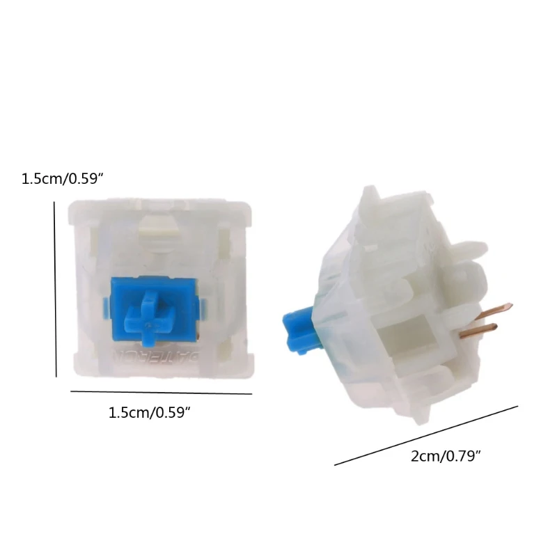 10Pcs/pack Gateron SMD Blue Switches Mechanical Keyboard 3pins / 5Pin Gateron MX Switches Transparent Case fit GK61 GK64 GH60
10Pcs/pack Gateron SMD Blue Switches Mechanical Keyboard 3pins / 5Pin Gateron MX Switches Transparent Case fit GK61 GK64 GH60