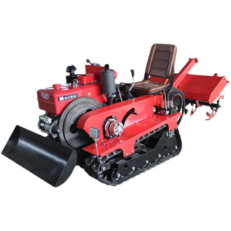 22 horsepower diesel rotary cultivator crawler mini-tiller plow multifunctional tractor
22 horsepower diesel rotary cultivator crawler mini-tiller plow multifunctional tractor