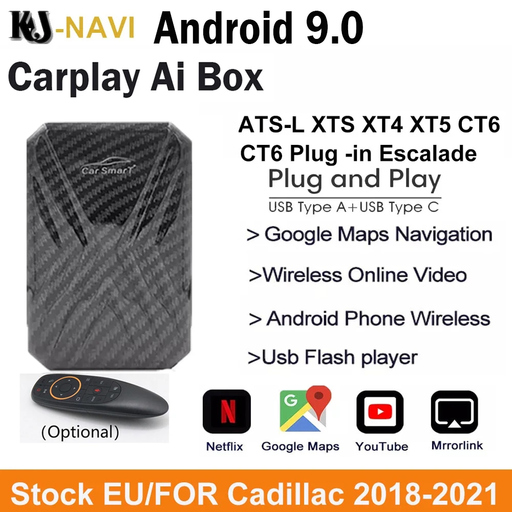 4G+64G Apple Carplay AI Box TV Box For Cadillac ATS-L XTS XT4 XT5 CT6 Plug-in Escalade Plug & Play Auto Car Entertainment System
4G+64G Apple Carplay AI Box TV Box For Cadillac ATS-L XTS XT4 XT5 CT6 Plug-in Escalade Plug & Play Auto Car Entertainment System