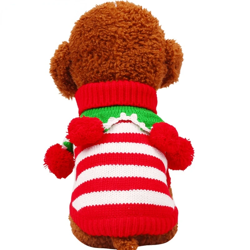 Dog Christmas Sweater Pet Fun Christmas Striped Sweater Thicken Sweater Puppy Dog Cotton Teddy Clothes Fall Winter Pet Clothes
Dog Christmas Sweater Pet Fun Christmas Striped Sweater Thicken Sweater Puppy Dog Cotton Teddy Clothes Fall Winter Pet Clothes