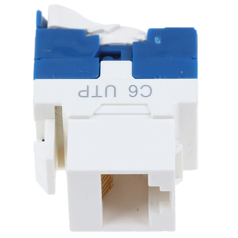 1 шт. CAT6 инструмент меньше Keystone Jack AMPCOM RJ45 самоблокирующийся Cat.5e модуль адаптер без