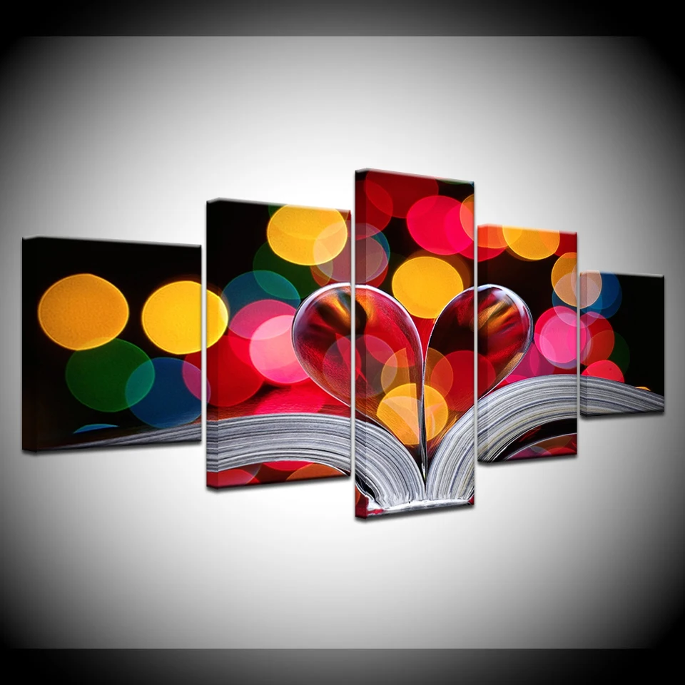 Home Decor Living Room Wall HD Printed Pictures 5 Panel Book And Colored Abstract Art Painting Modular Canvas Poster Framework
Home Decor Living Room Wall HD Printed Pictures 5 Panel Book And Colored Abstract Art Painting Modular Canvas Poster Framework