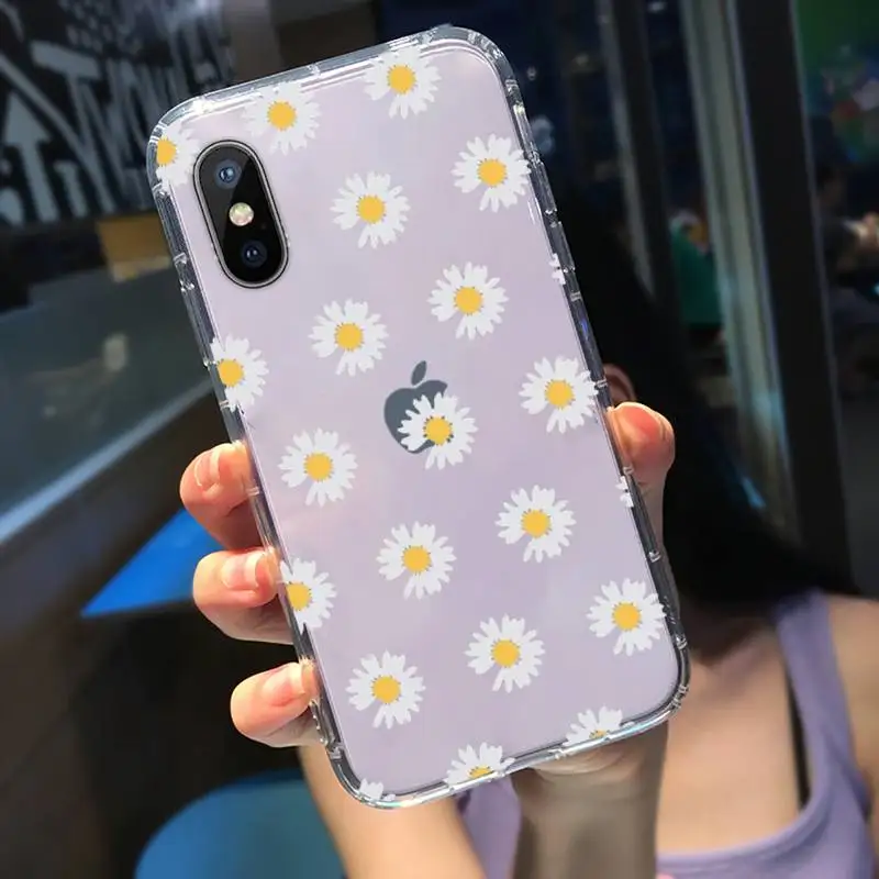 Summer daisy flowers yellow Phone Case Transparent for iPhone 11 12 mini pro XS MAX 8 7 6 6S Plus X 5S SE 2020 XR
Summer daisy flowers yellow Phone Case Transparent for iPhone 11 12 mini pro XS MAX 8 7 6 6S Plus X 5S SE 2020 XR