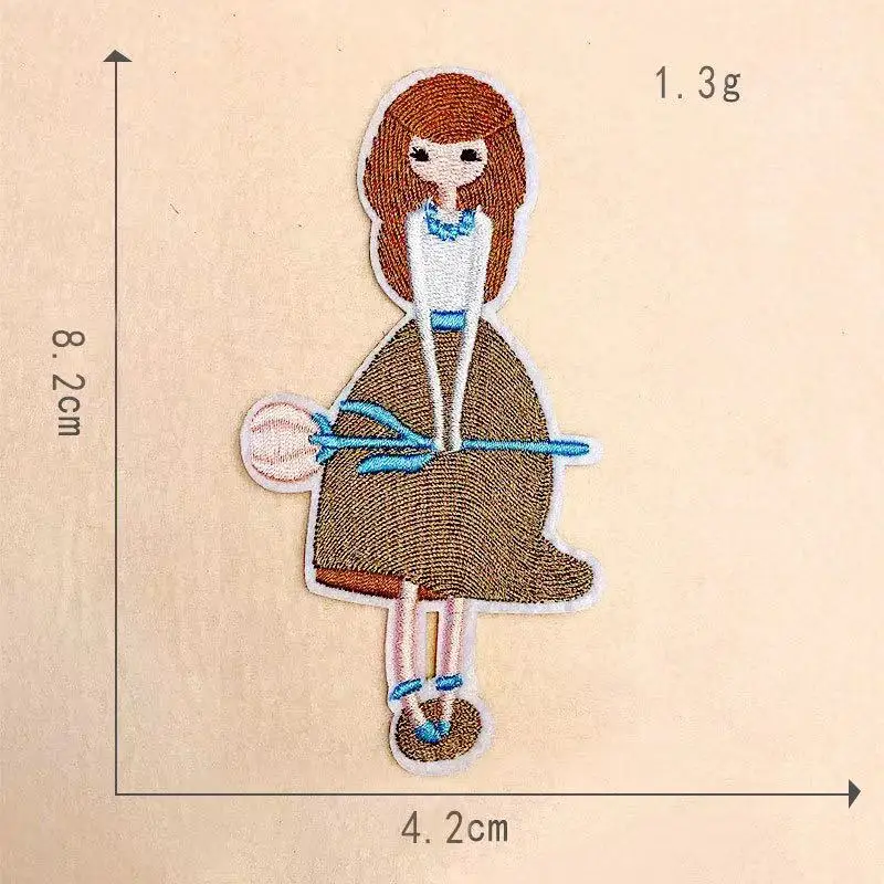 Embroidery logo cartoon girl patch clothing shoes hats luggage accessories jewelry accessories cloth stickers badges
Embroidery logo cartoon girl patch clothing shoes hats luggage accessories jewelry accessories cloth stickers badges